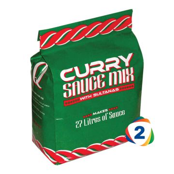 Q Curry Complete with Fruit