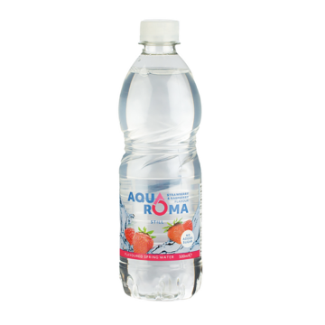 AQUA ROMA STRAWBERRY & RASPBERRY  12x500ml