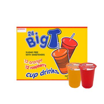 Big Time Cup Drinks - Orange / Raspberry
