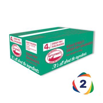 42nd Street Deepfry Jumbo Sausages 4s (40)