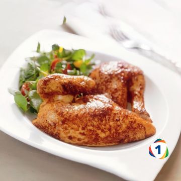 Frozen Cooked Half Chickens - 14/18oz