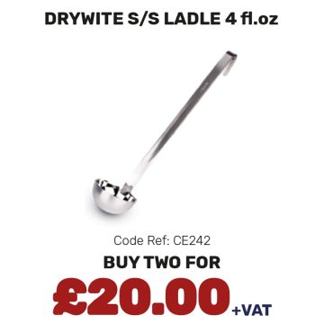 Stainless Steel Ladle - 4 Fl.oz/8cm Offer