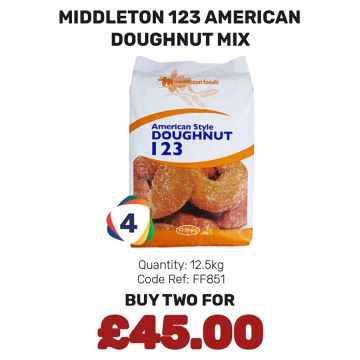 Middleton 123 American Donut Mix Offer