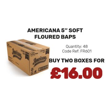 Americana 5" Floured Baps Offer