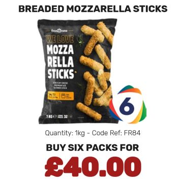 Breaded Mozzarella Sticks Offer