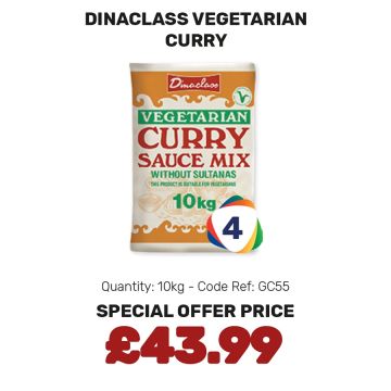 Dinaclass Vegetarian Curry